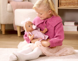 my first baby doll pink Lullababy doll