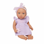 Soft Baby Doll w/ Lilac Jumper and Soother