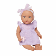 Soft Baby Doll w/ Lilac Jumper and Soother