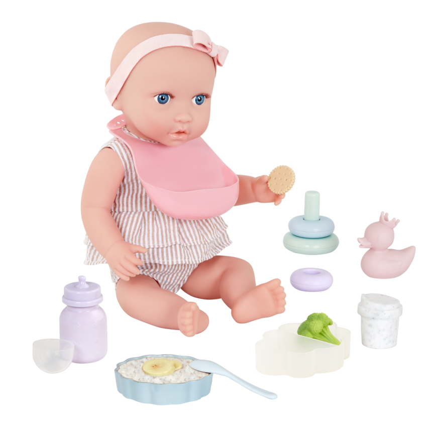 Baby Doll High Chair & Feeding Set | lullababydolls.com