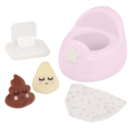 Pink Baby Doll Potty Set