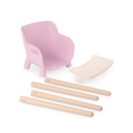 Pink Baby Doll High Chair & Feeding Set - Image 5